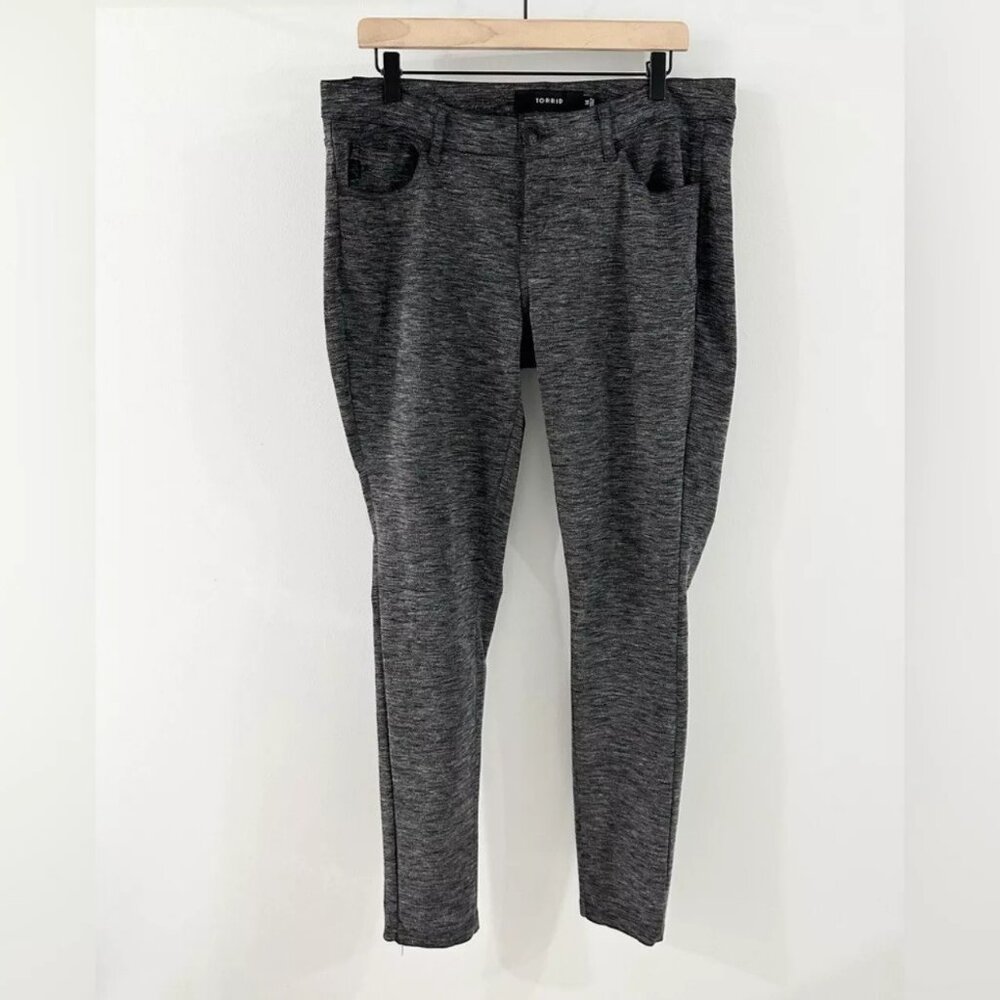 Torrid Space Dye Gray Knit Pant Jeggings Jeans 20